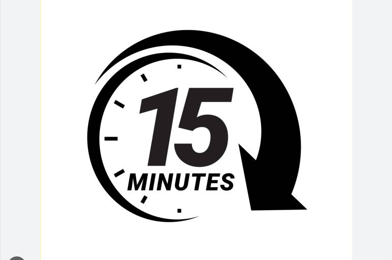 Set a Timer for 15 Minutes